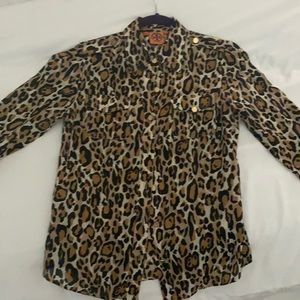 Tory Burch animal print blouse